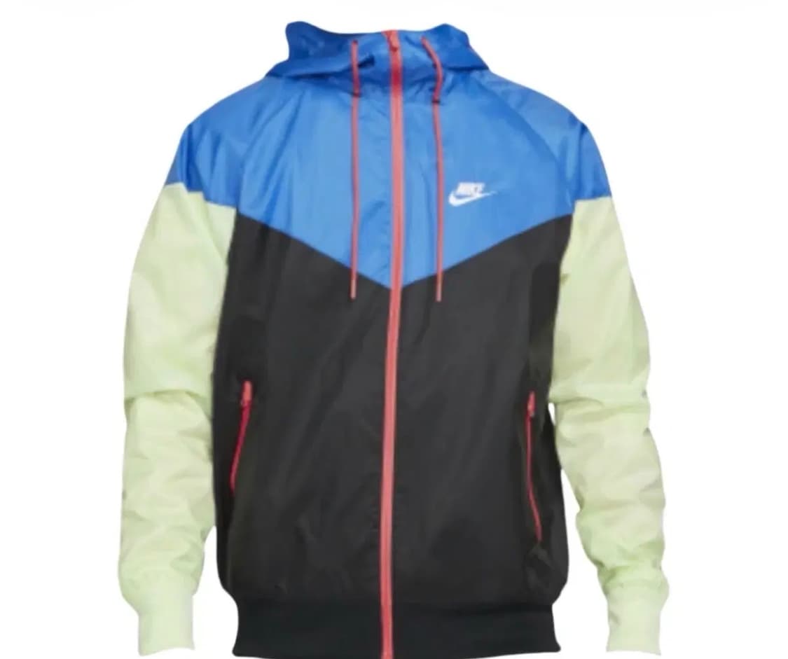 나이키 NSW 윈드러너 후드 자켓 블랙 블루 상품이미지3