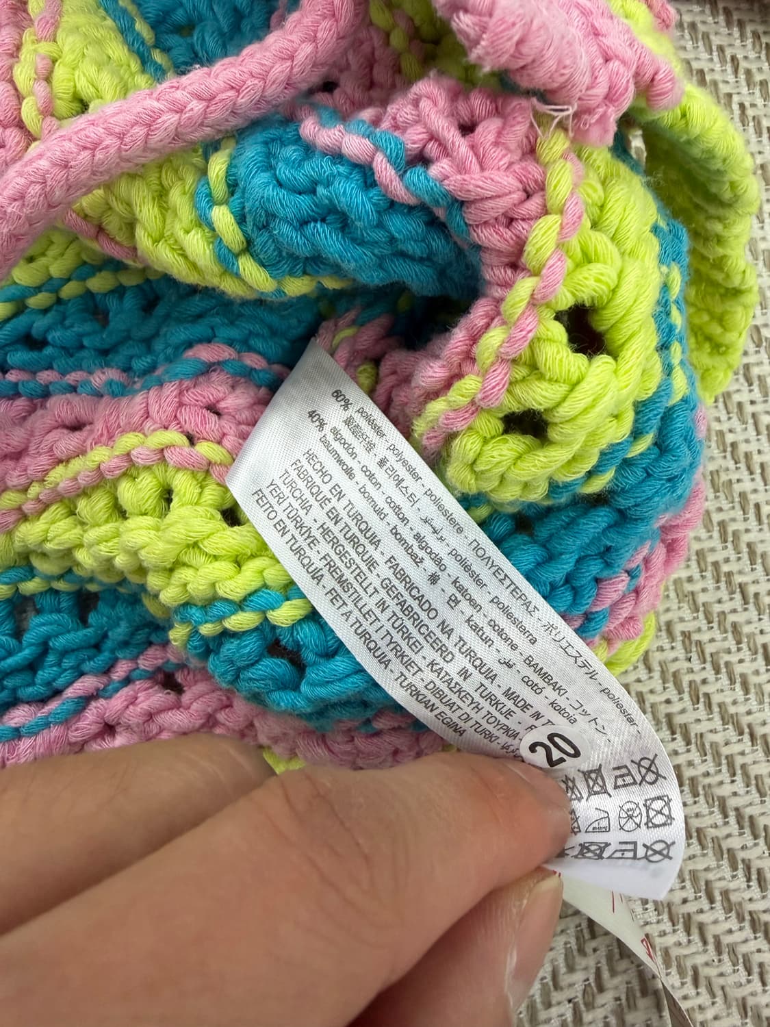 새제품) 자라 컬러풀 크로셰 니트 가디건 S 상품이미지7