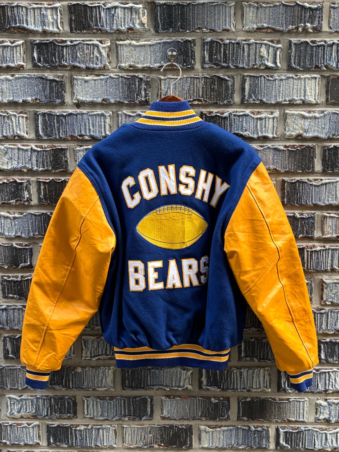 90s 미국 바시티 자켓 CONSHY BEARS 상품이미지4