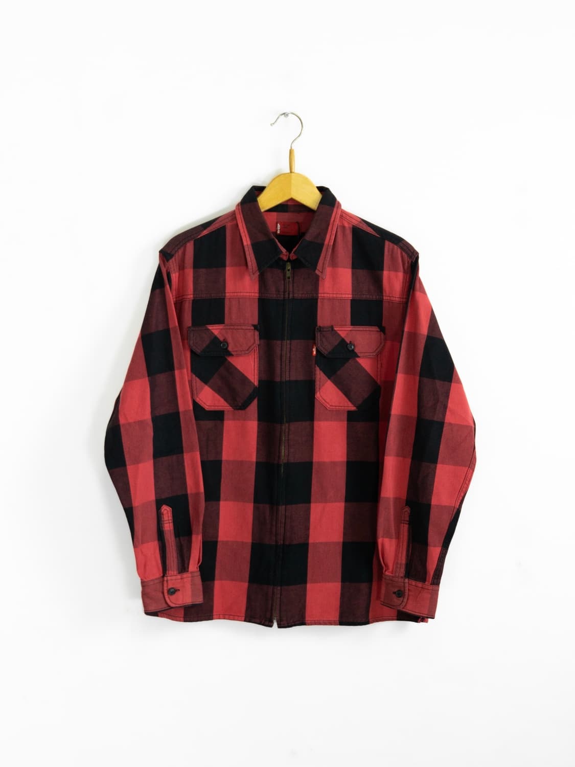 00s Levi’s red tab 체커 셔츠 아우터 상품이미지1