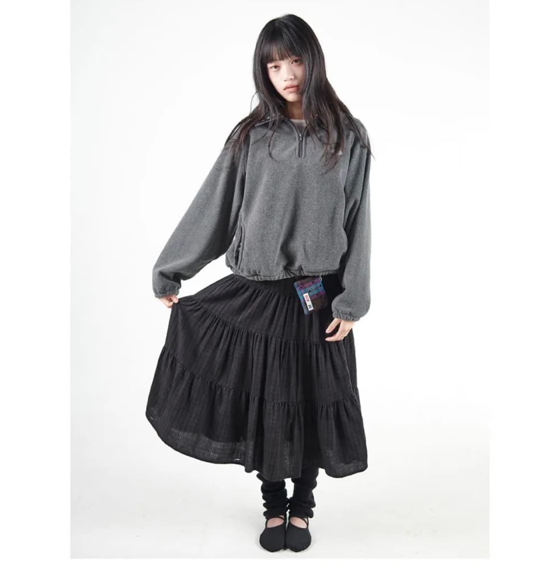 무음 투웨이롱스커트 상품이미지1