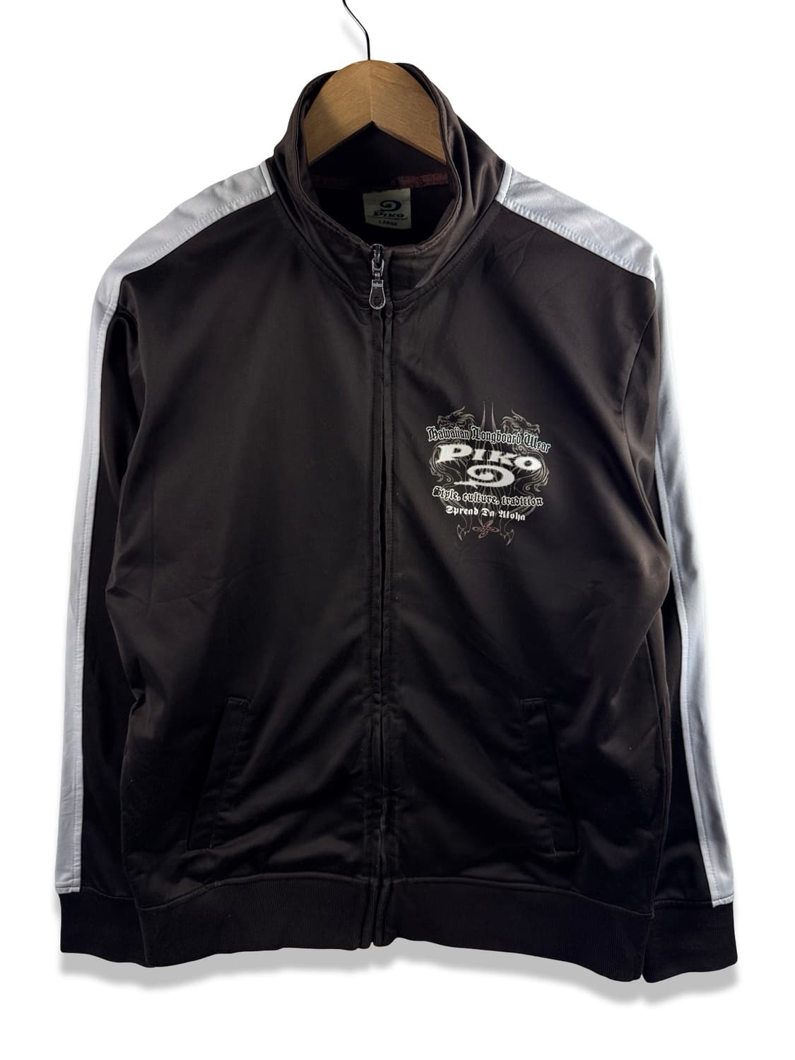 JPN PIKO 오리엔탈 프린팅 브라운져지2378 상품이미지2