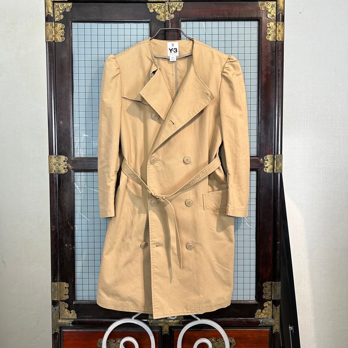 요지야마모토 Y3 퍼프슬리브 코튼 트렌치 코트 상품이미지3