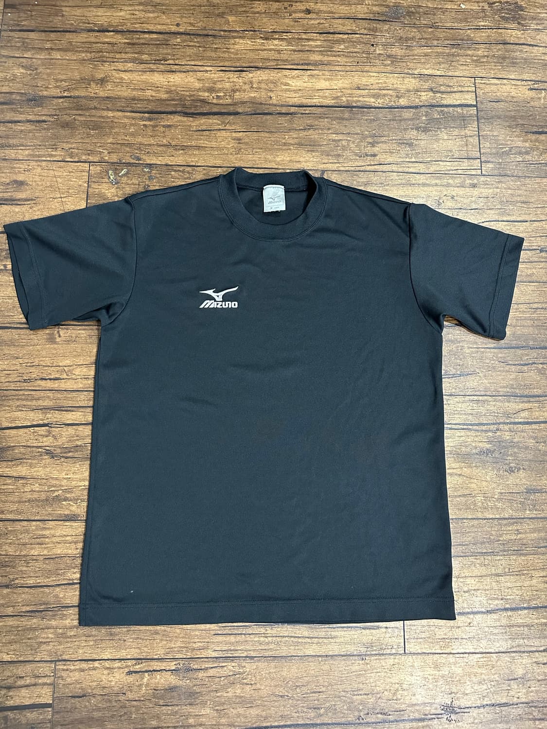 미즈노 MIZUNO 일본판 런버드 기능성 반팔 티셔츠 M 블랙 상품이미지1