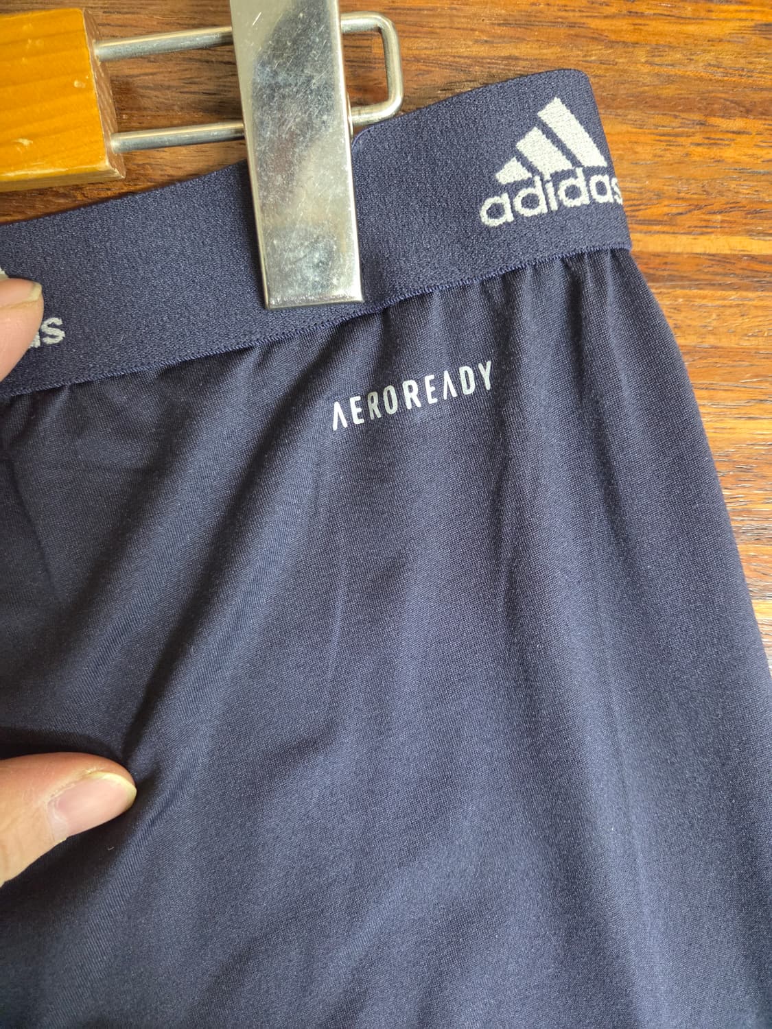 아디다스 에어로레디 레깅스 L 다크네이비  상품이미지3