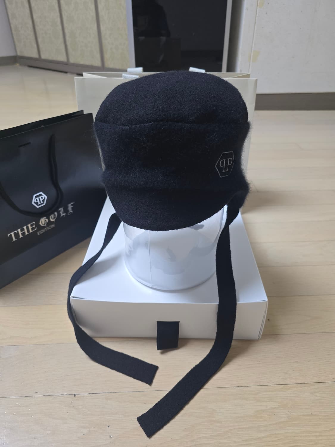 (새상품)필립플레인 골프 앙고라털 귀달이 모자 상품이미지2