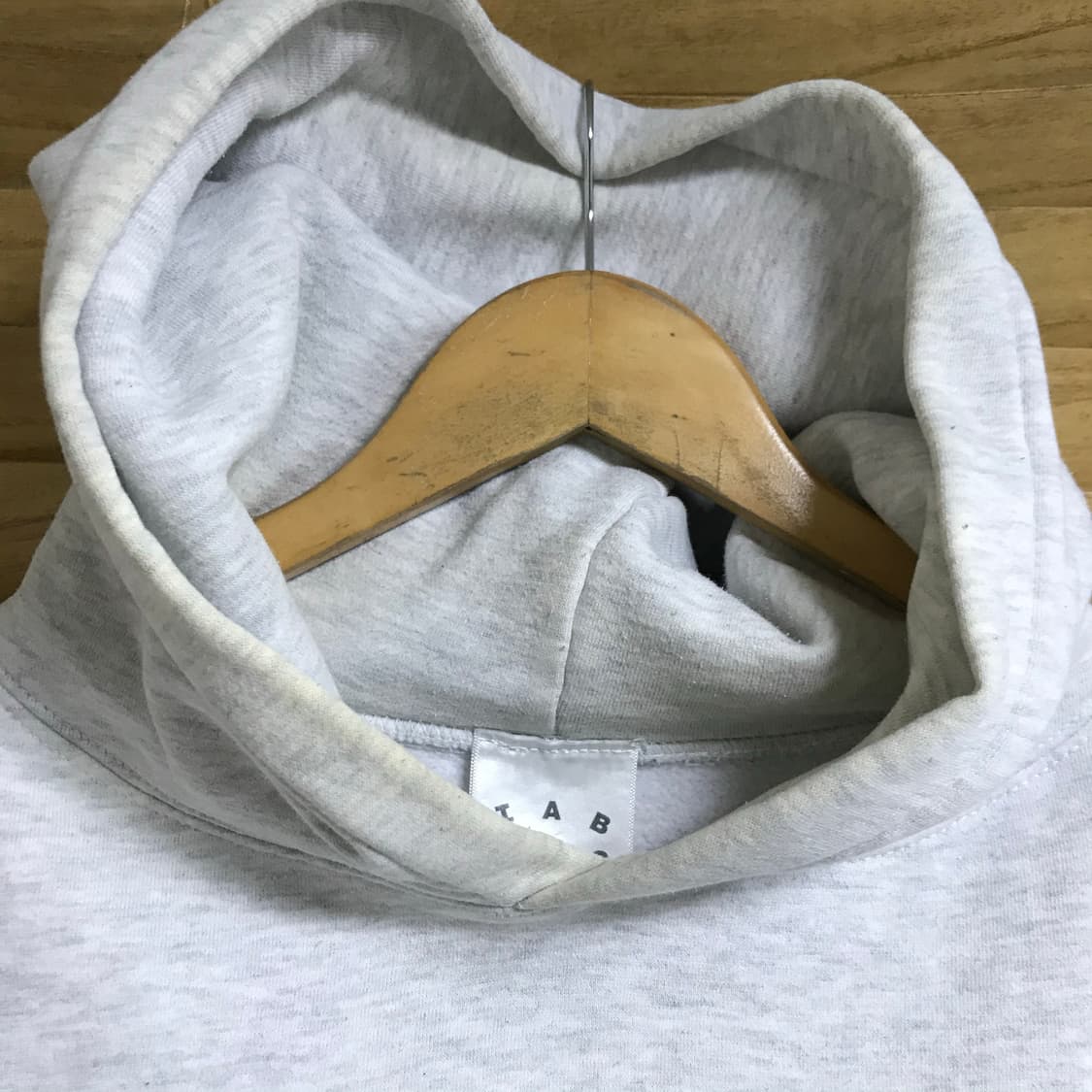 아이앱스튜디오 빅로고 그레이회색 후드티 상품이미지7