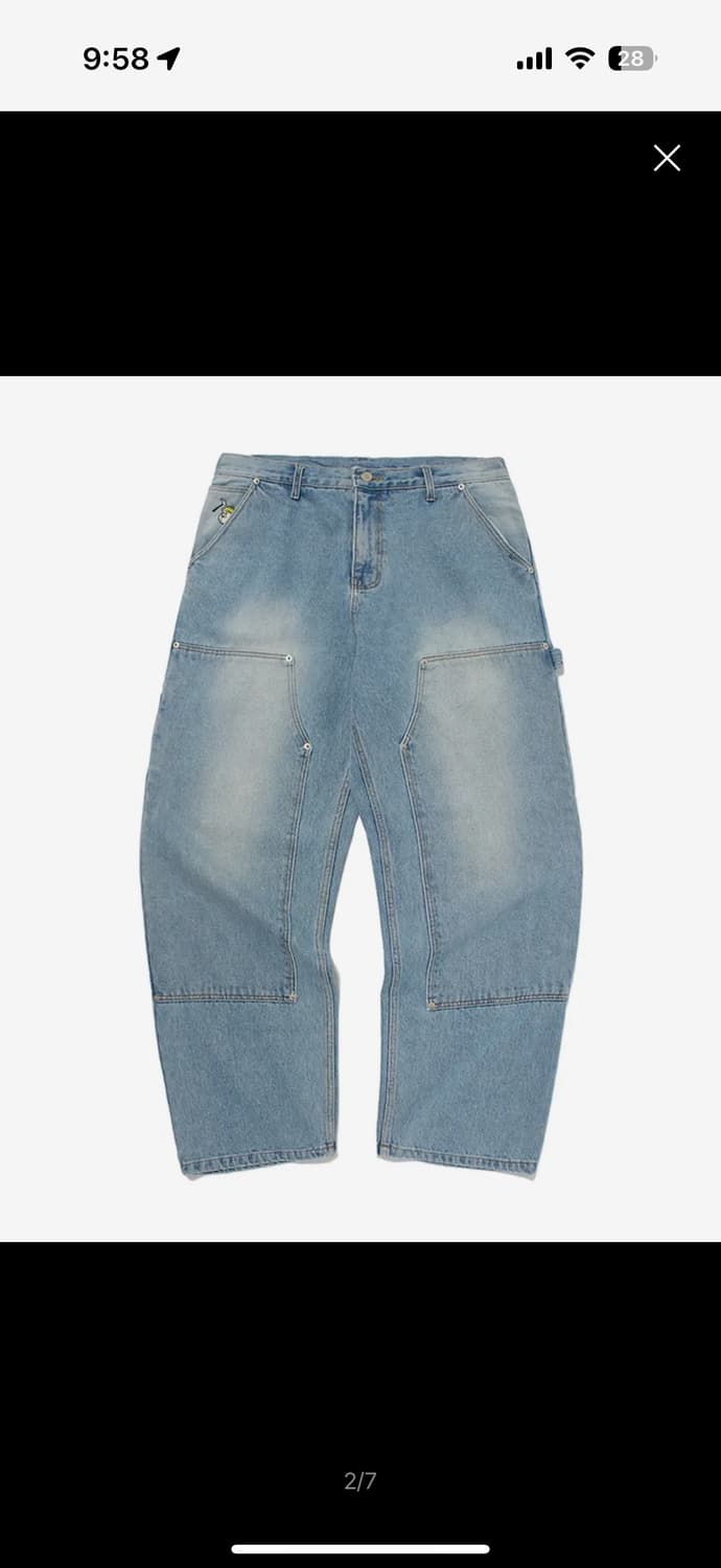 위캔더스 워커 데님 팬츠 (M) 상품이미지2