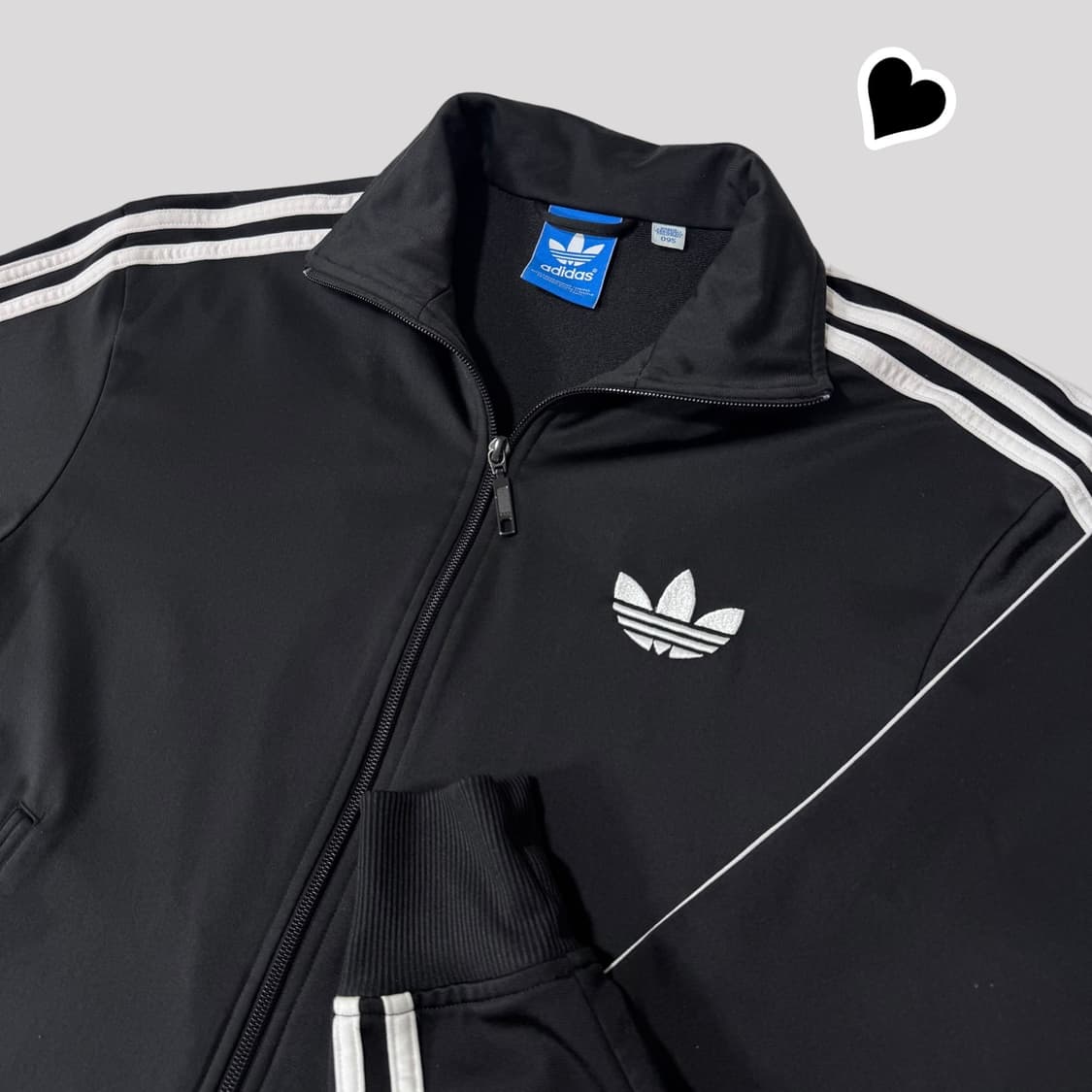 아디다스 블랙 파이어버드 트랙탑 져지 상품이미지1