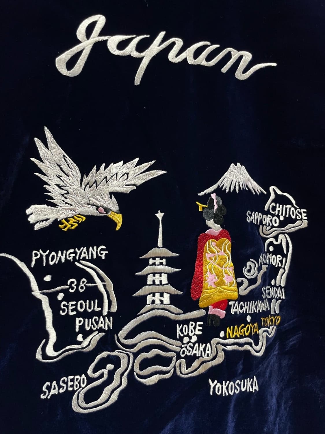 타이온 리버시블 스카잔 자켓 L - 네이비/블랙 상품이미지3