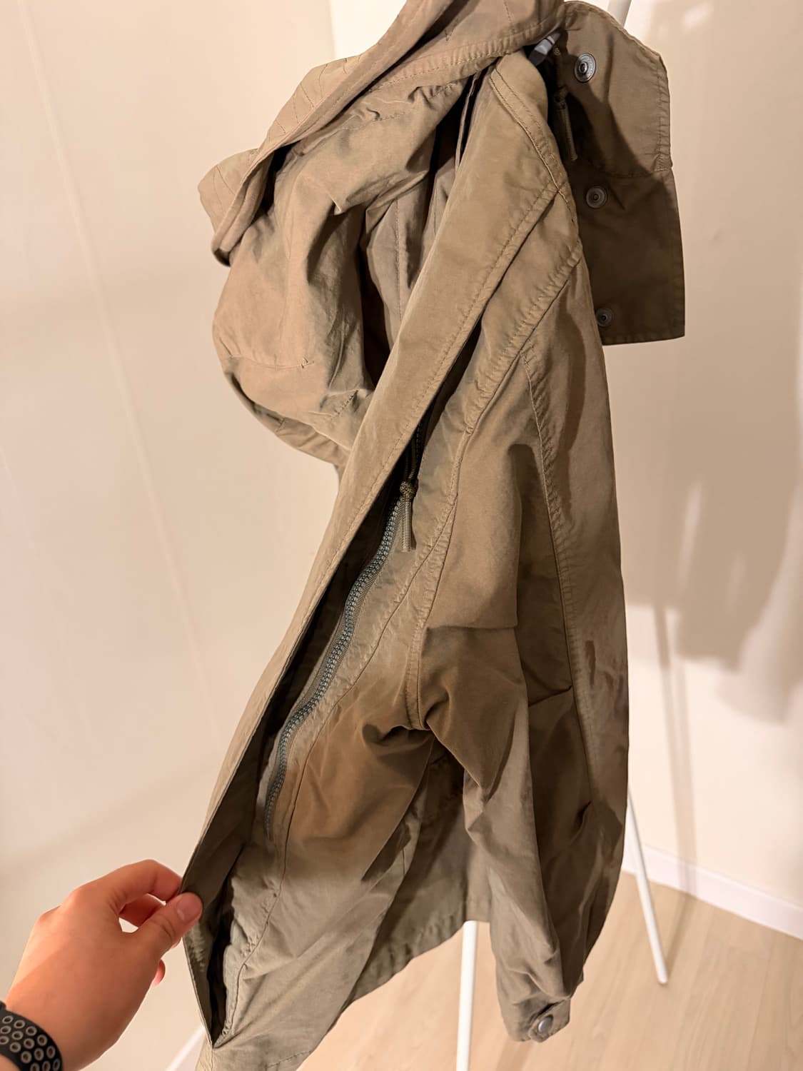 [50] 아워레가시 필드 자켓 아미 그린 하이 트위스트 솔라로 새상품 상품이미지7