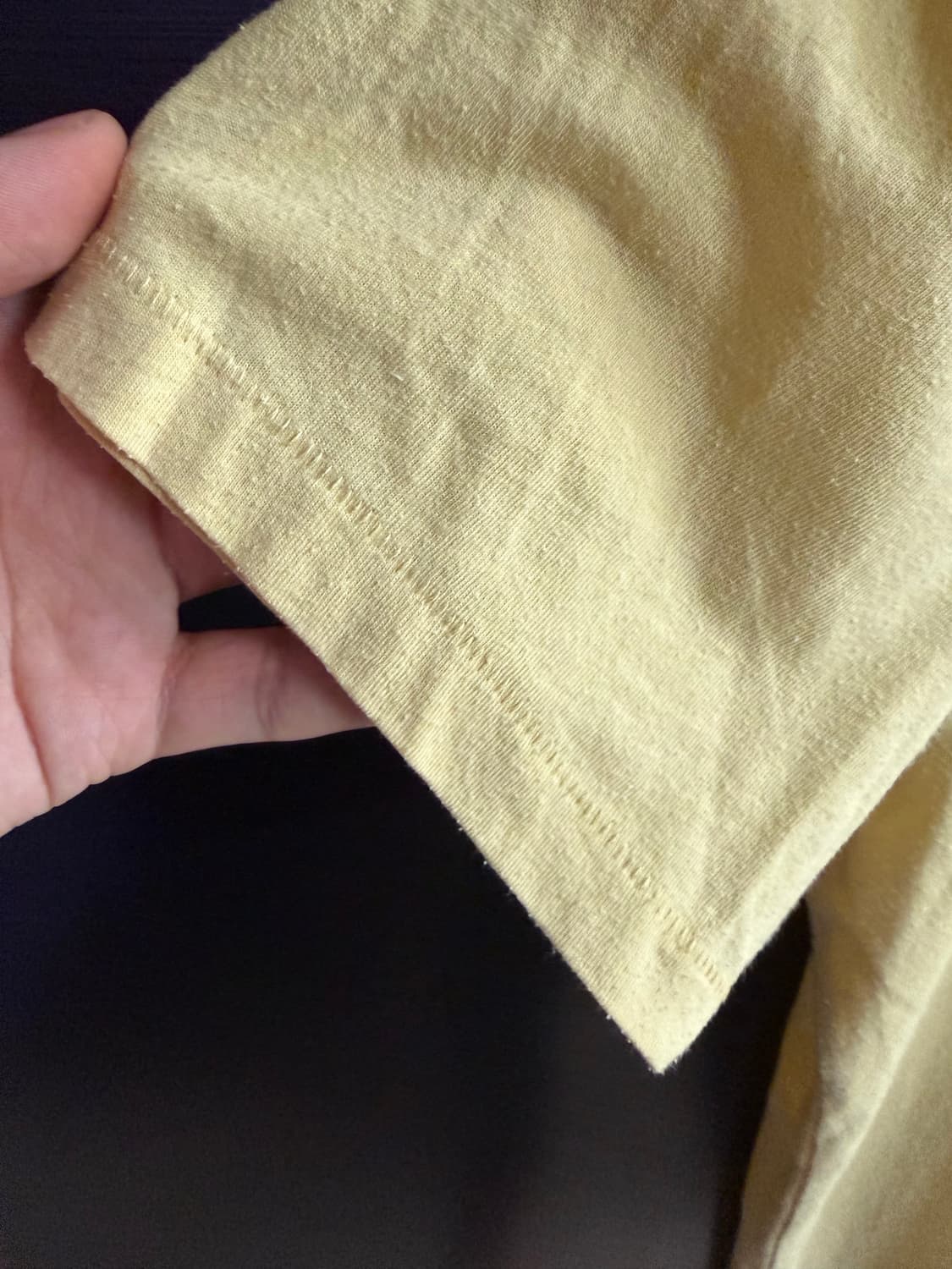 아베크롬비 옐로 티셔츠 상품이미지3