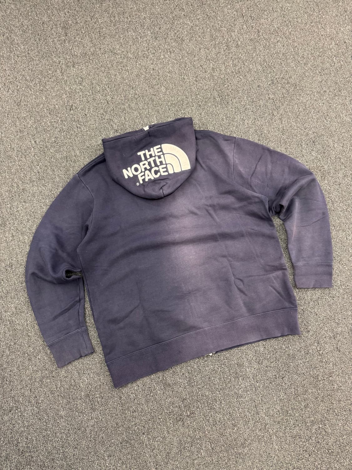 L)노스페이스 빈티지 후드 자수 포인트 네이비 후드집업 상품이미지5