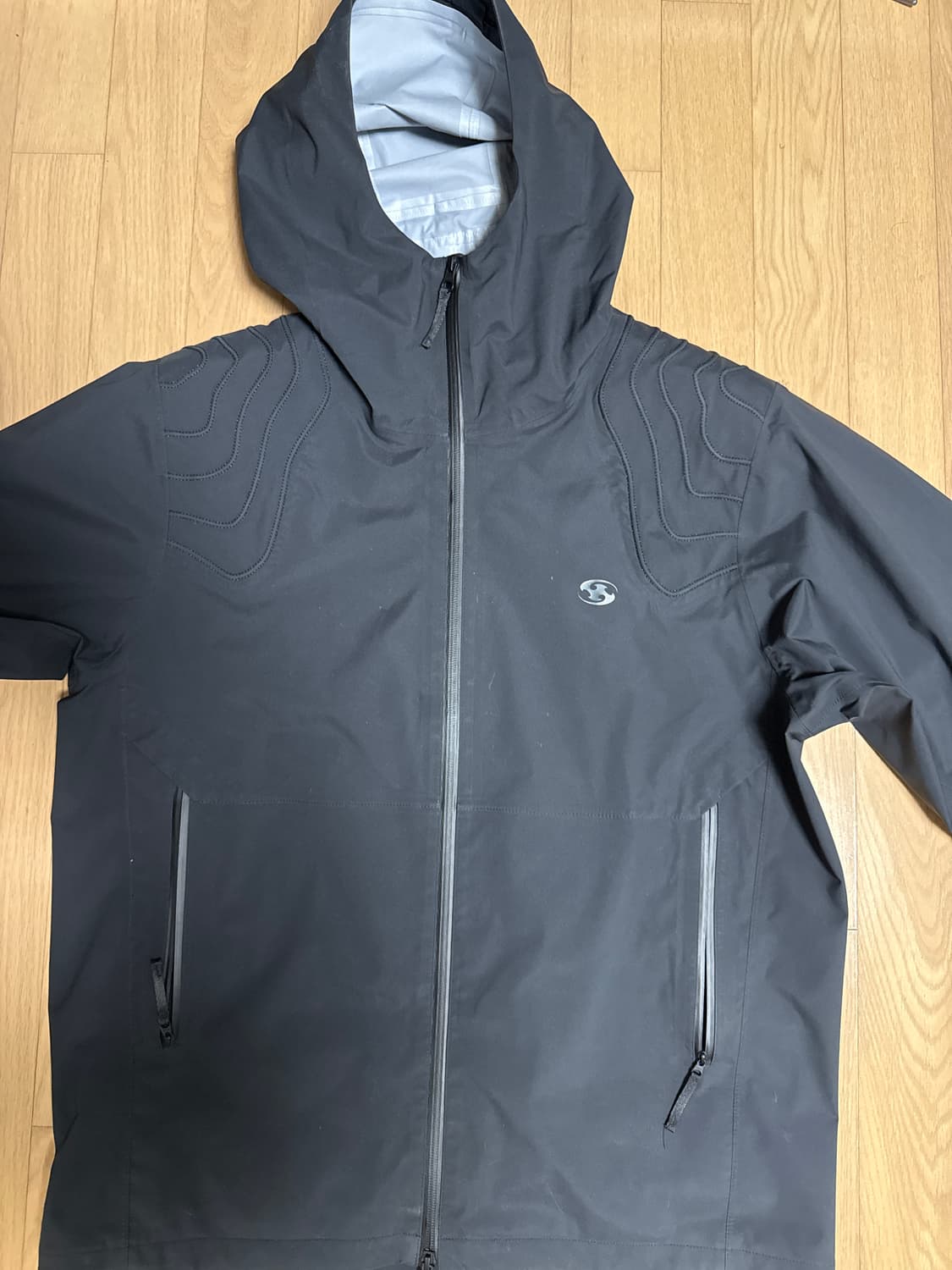 산산기어 알레아 쉘 자켓 블랙 men 3 상품이미지3