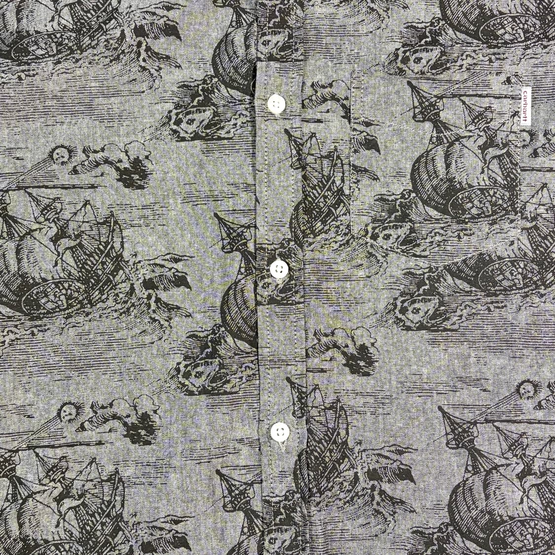 칼하트 그레이 패턴 셔츠 M 상품이미지6