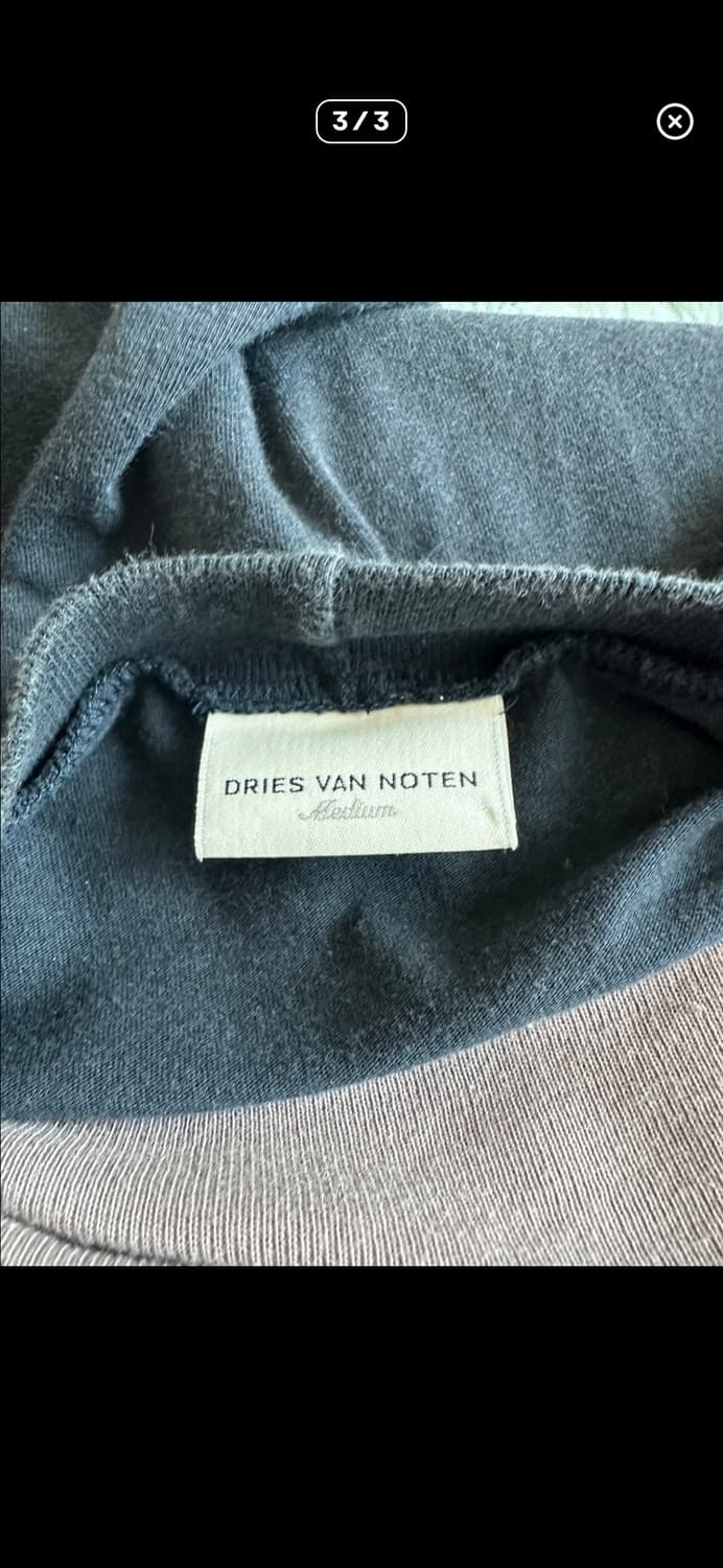 드리스반노튼 컷팅 디테일 레이어드 롱슬리브 상품이미지3