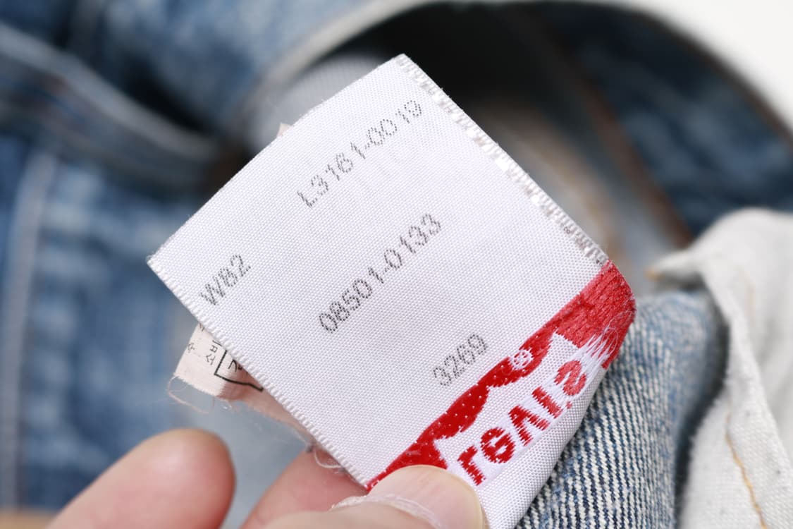 [32인치] 00's 리바이스 501 워싱 데님팬츠 상품이미지7