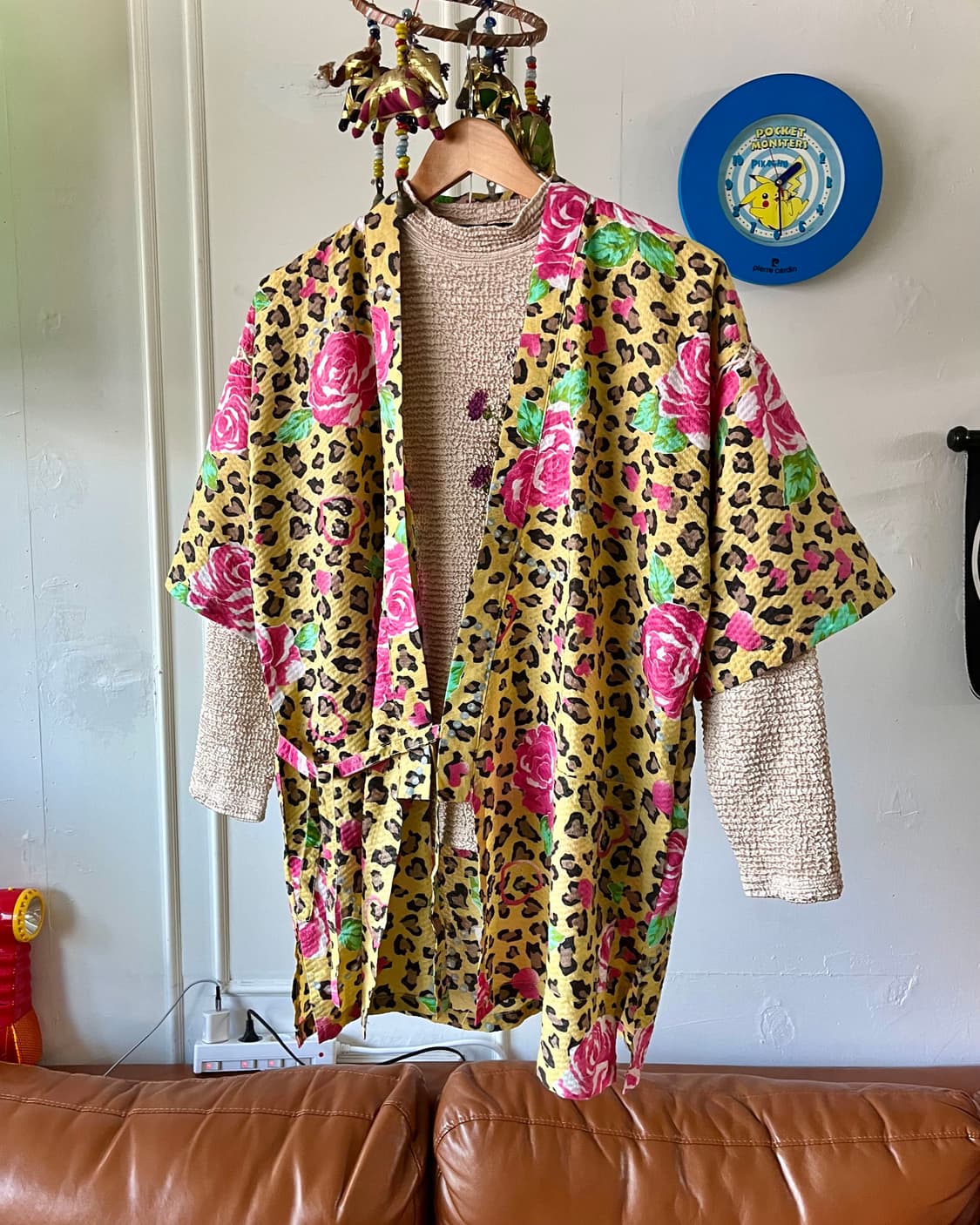 90-00s RUBY Japan Leopard Kimono Top 상품이미지3