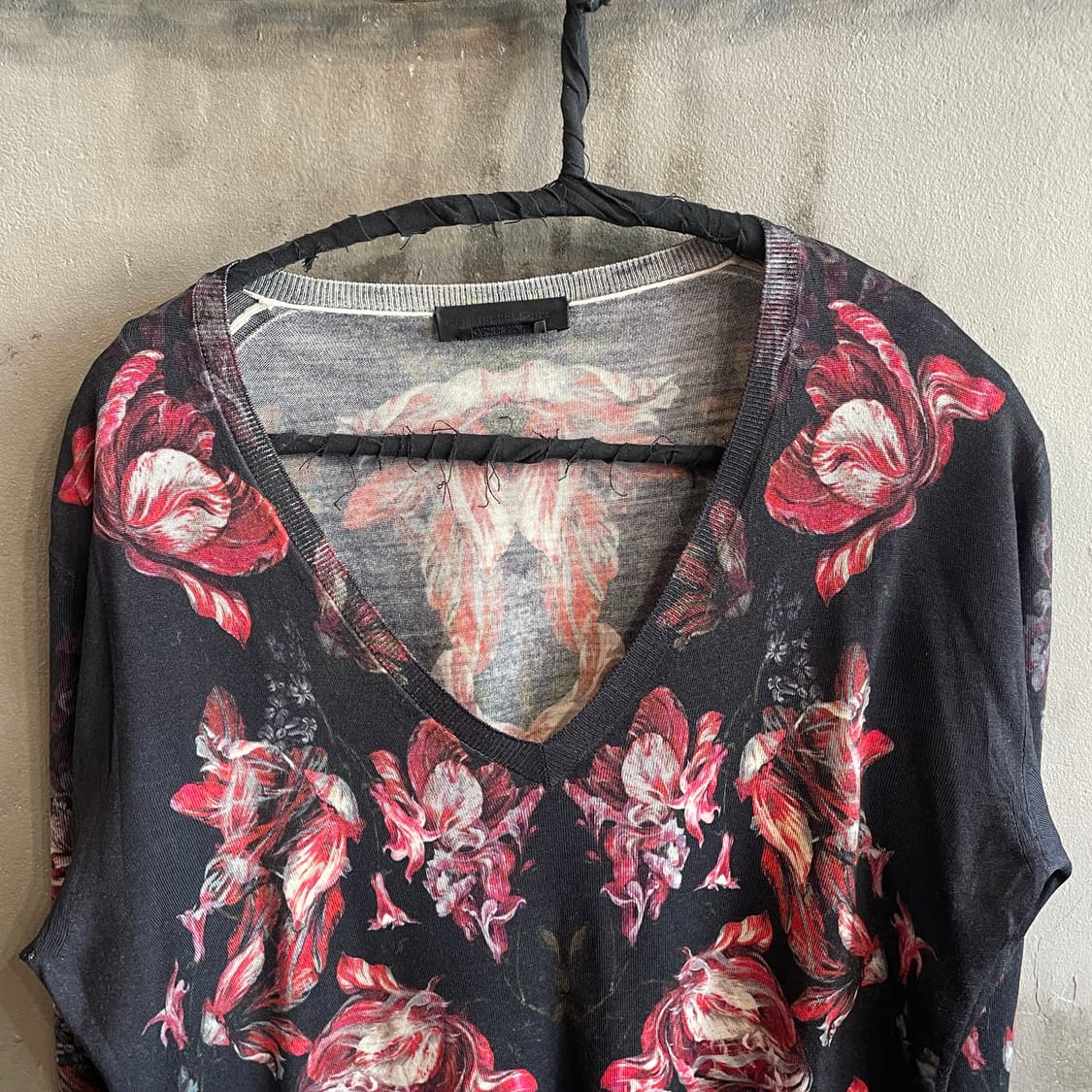 12aw 알렉산더 맥퀸 플로럴 니트 상품이미지5