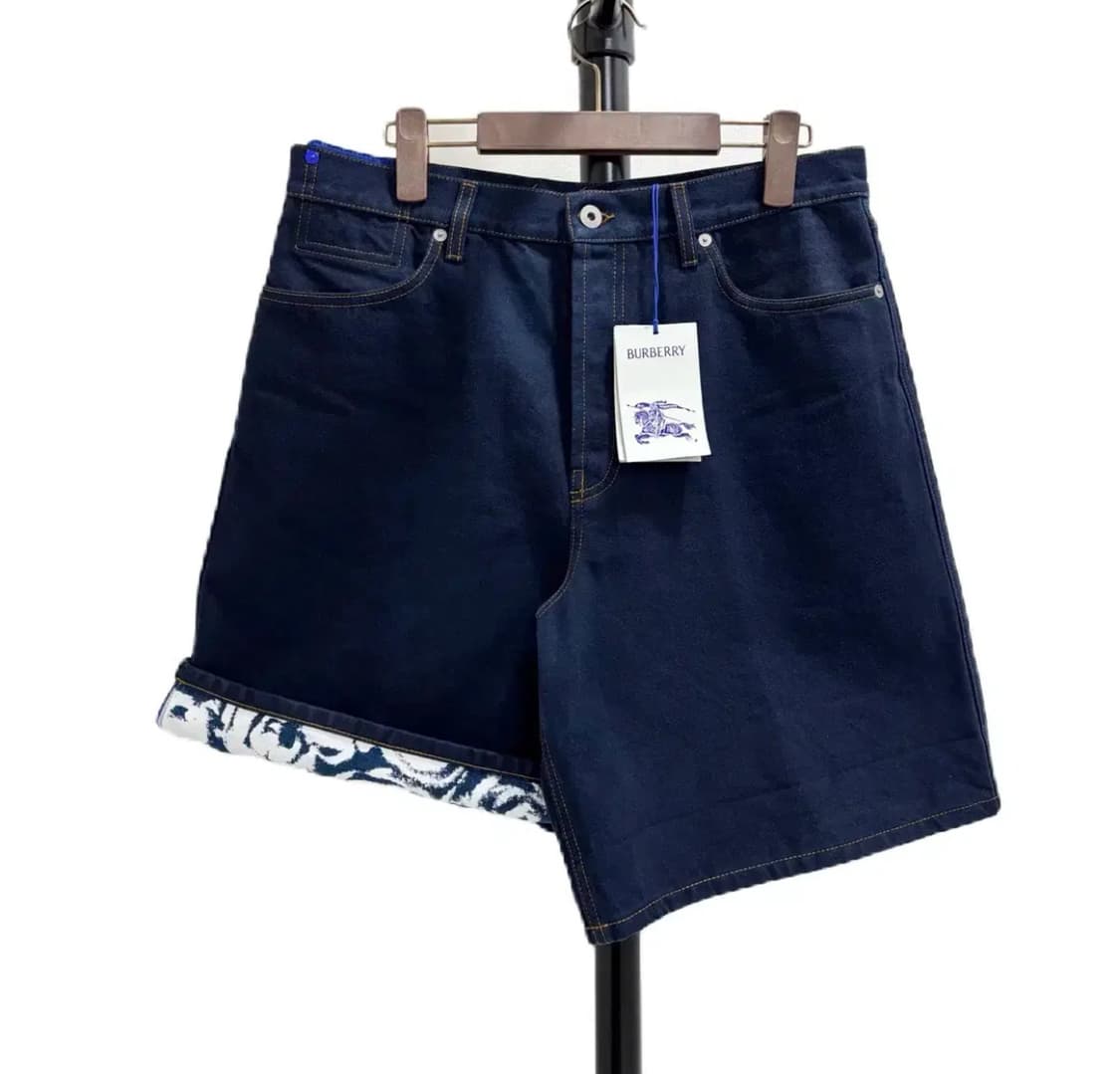 [30]버버리 턴업 데님 반바지 상품이미지1