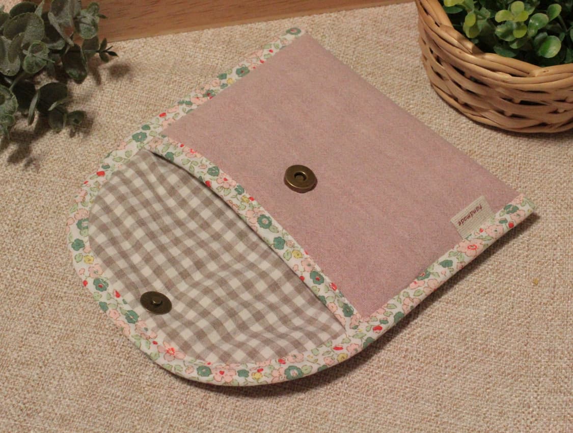 핸드메이드 핑크 바이어스 파우치 상품이미지2