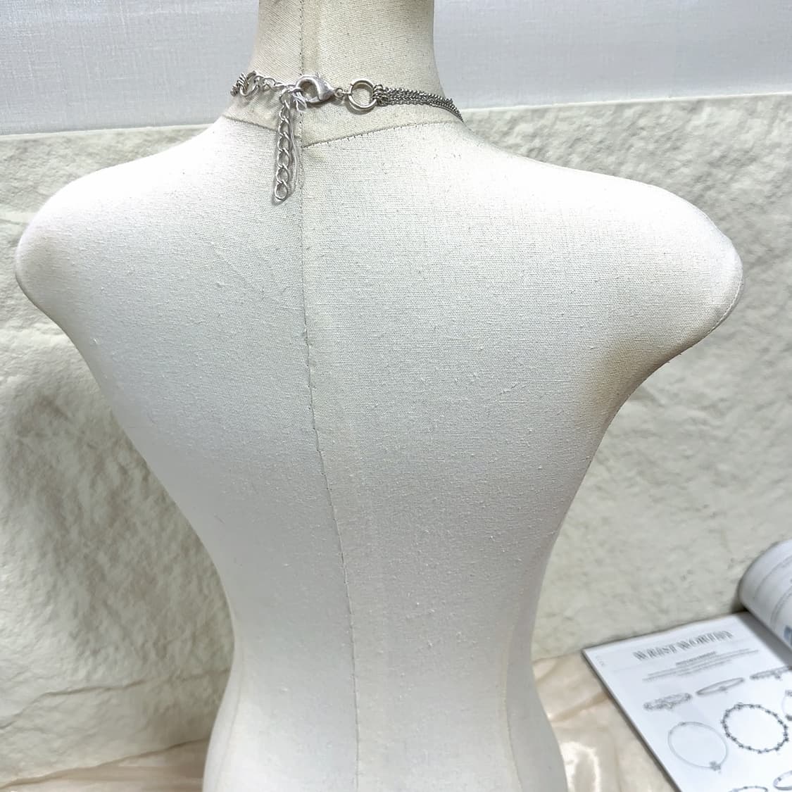 빈티지 메탈 링 레이어드 목걸이 상품이미지3