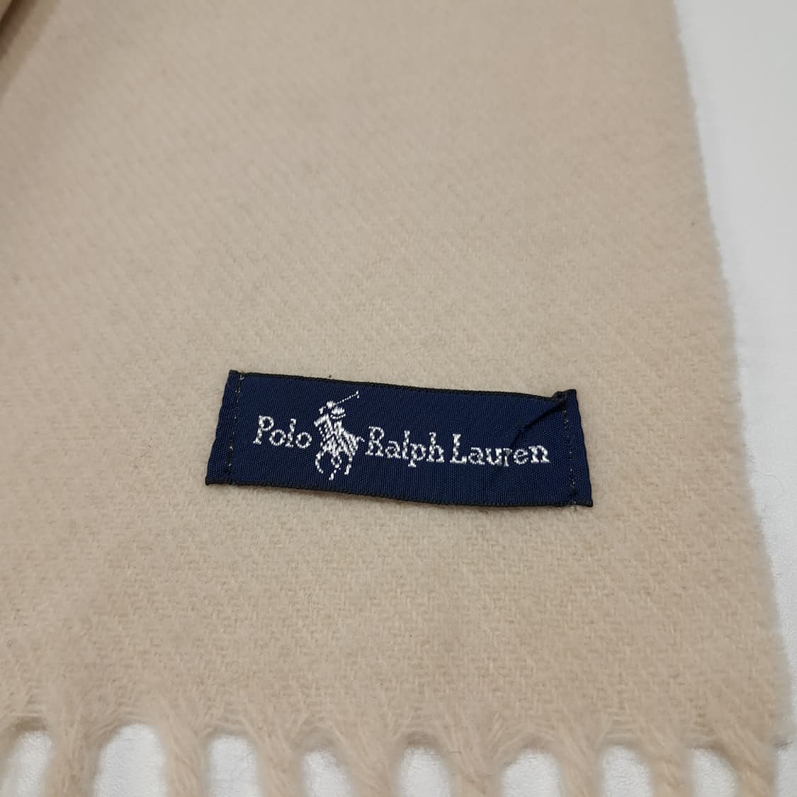 MX616 폴로 90s 울캐시미어 멀티포니 베이지오트밀 머플러목도리 상품이미지5