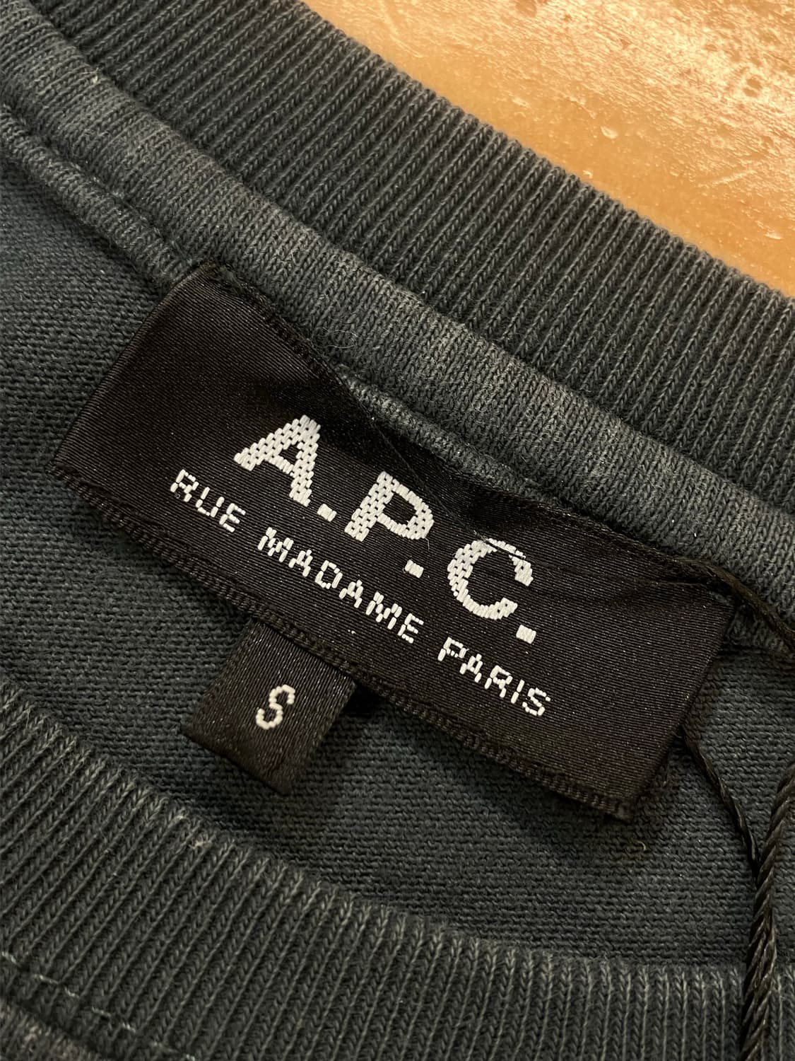A.P.C 반팔 티셔츠 그린 S #csz2815 상품이미지4