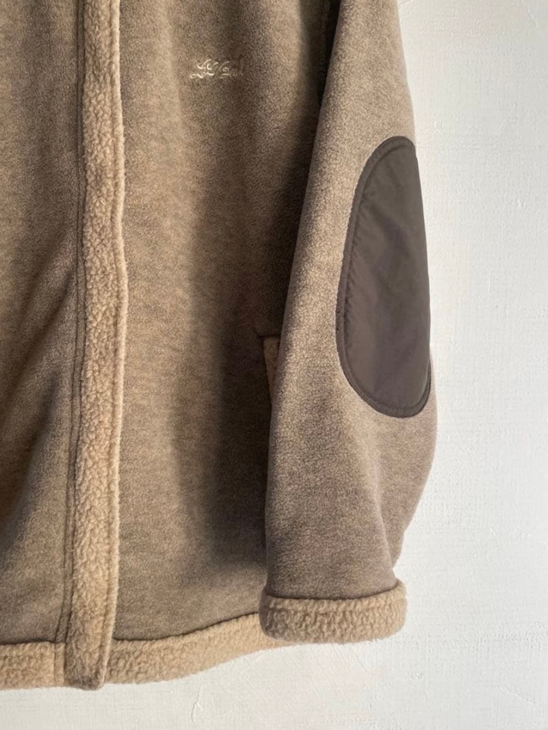 LL Bean elbow patch fleece zip up 상품이미지3