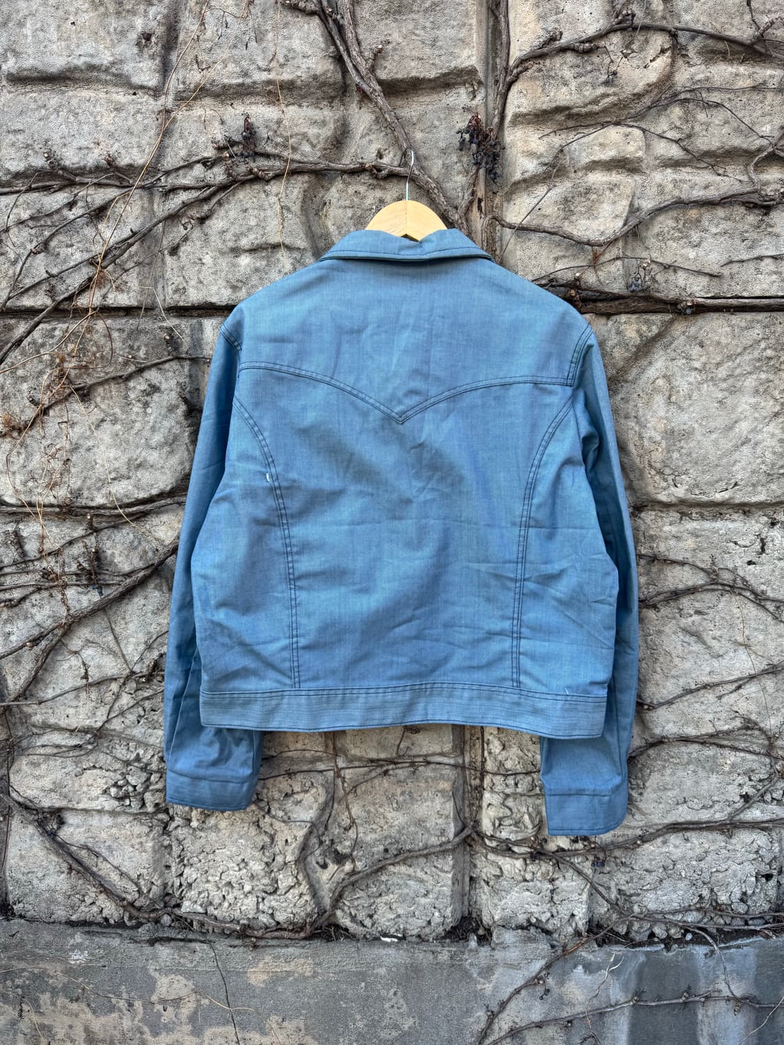 70s lee 빈티지 lightwash 데님 웨스턴 자켓 상품이미지2