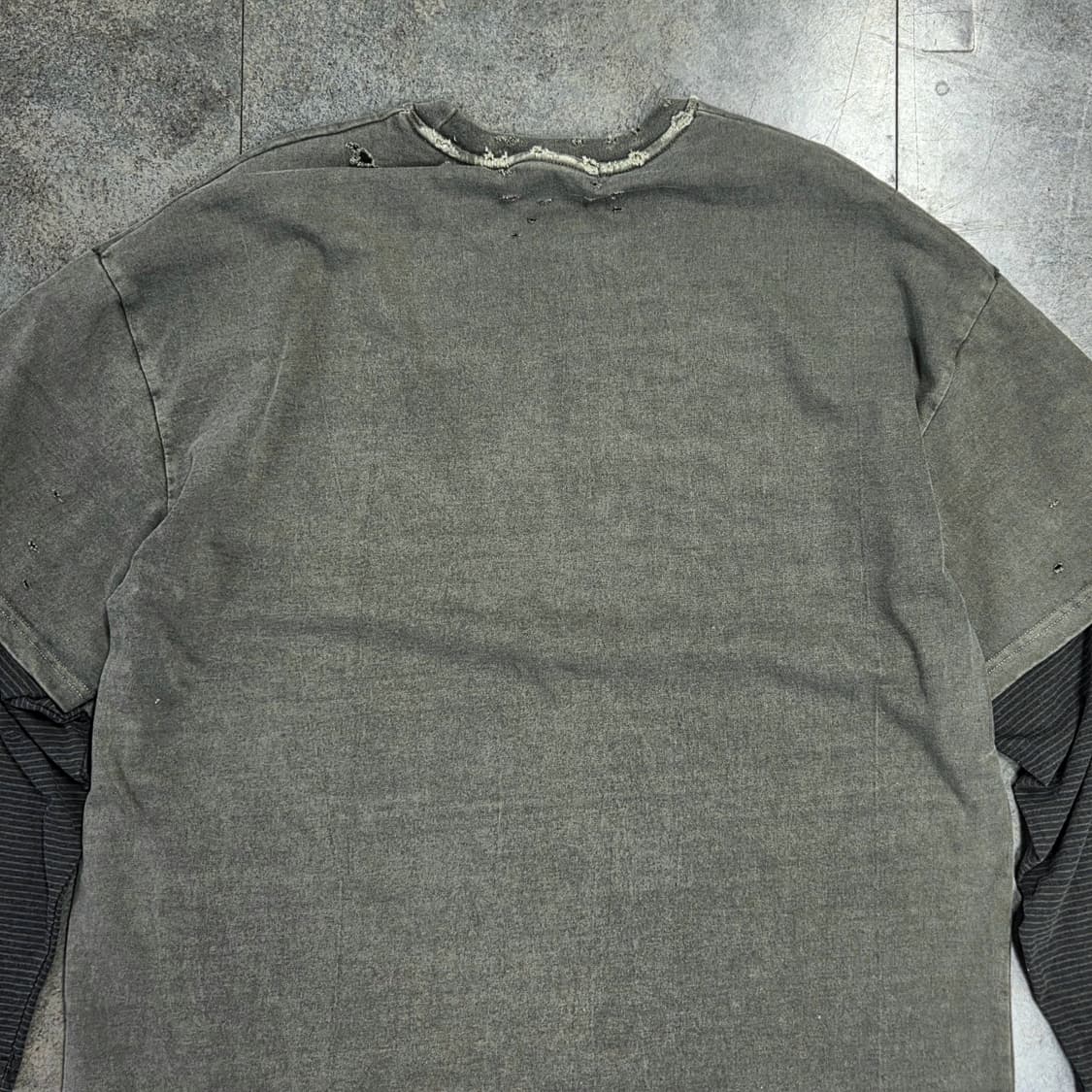 빈티지 반팔 레이어드 티셔츠 상품이미지5