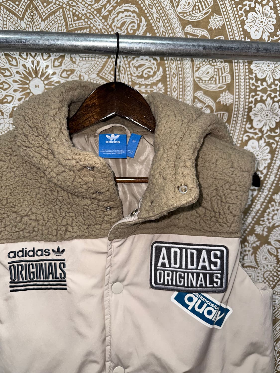 아디다스 오리지널 로고 양털 패딩조끼  상품이미지5