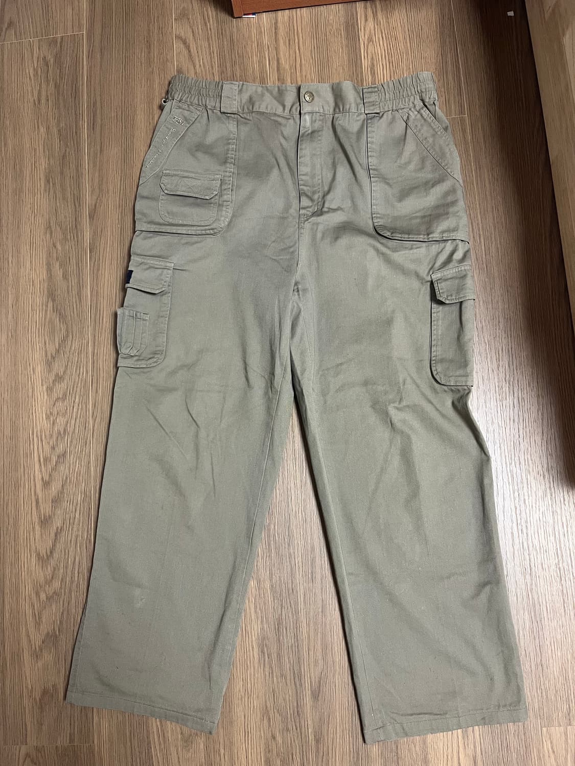 BMS 빈티지 카고 와이드 바지 팬츠 상품이미지1