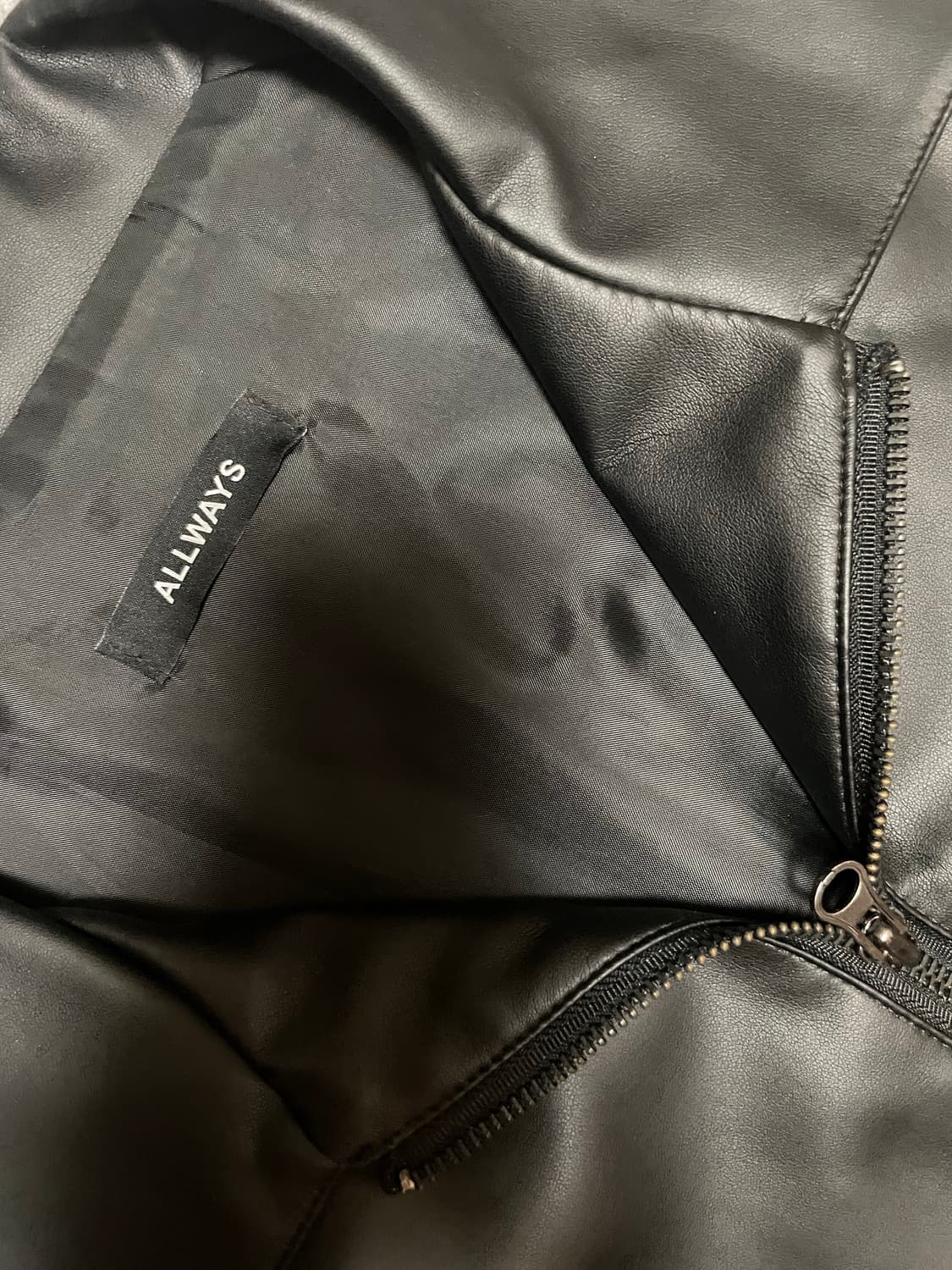 라우코하우스 레더 블루종 투웨이 자켓 상품이미지4