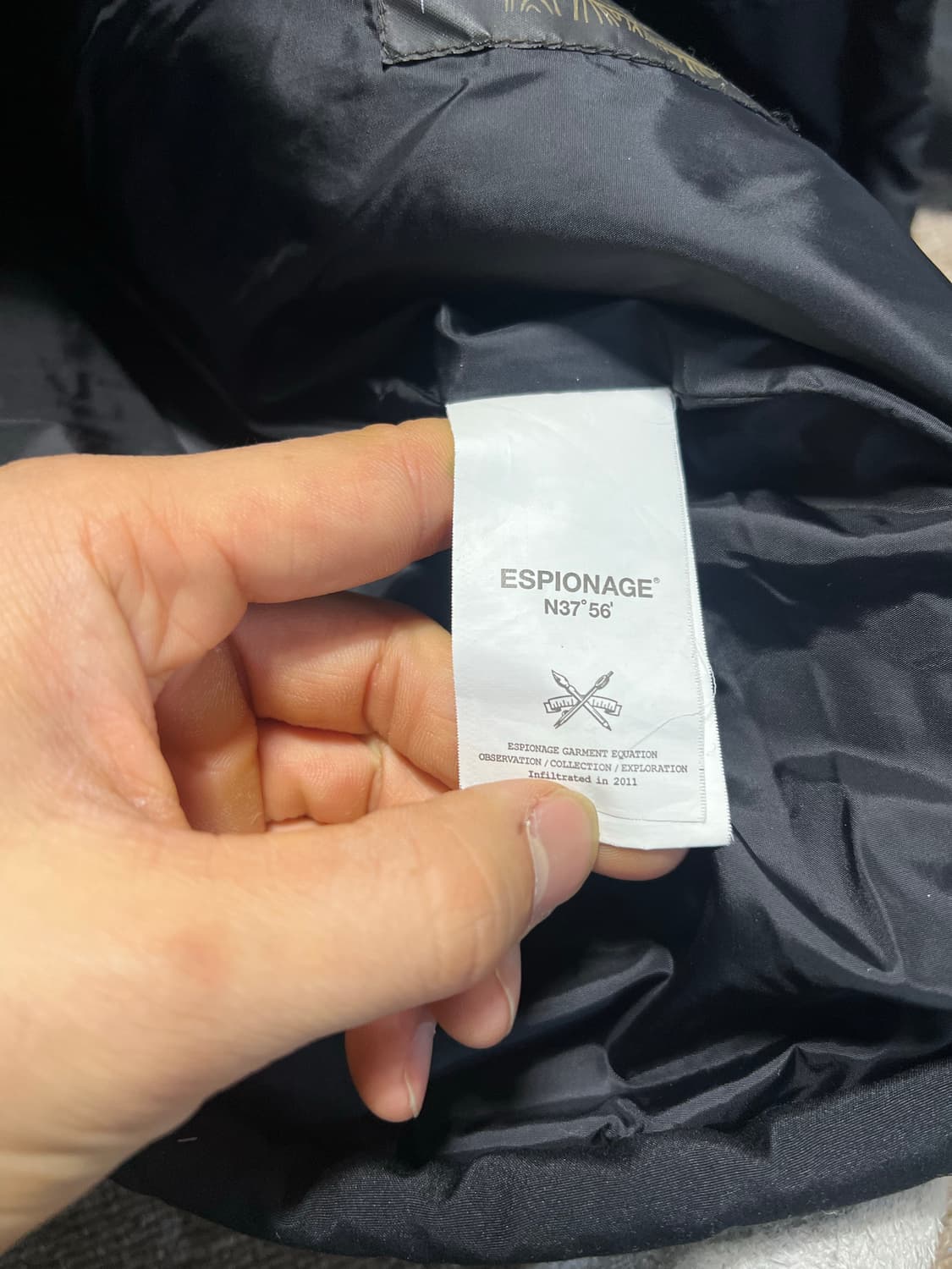 에스피오나지 블랙 점퍼 95 상품이미지6