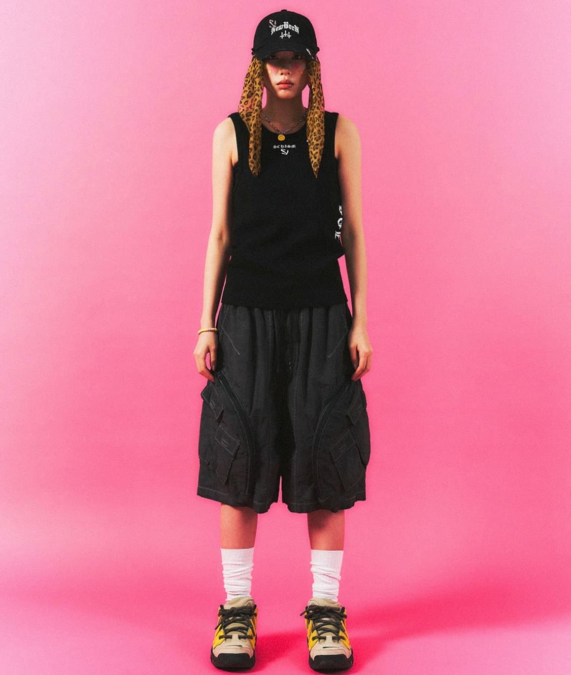 스키즘 인듀싱 GARMENT DYED CARGO SHORTS CHARCO 상품이미지2