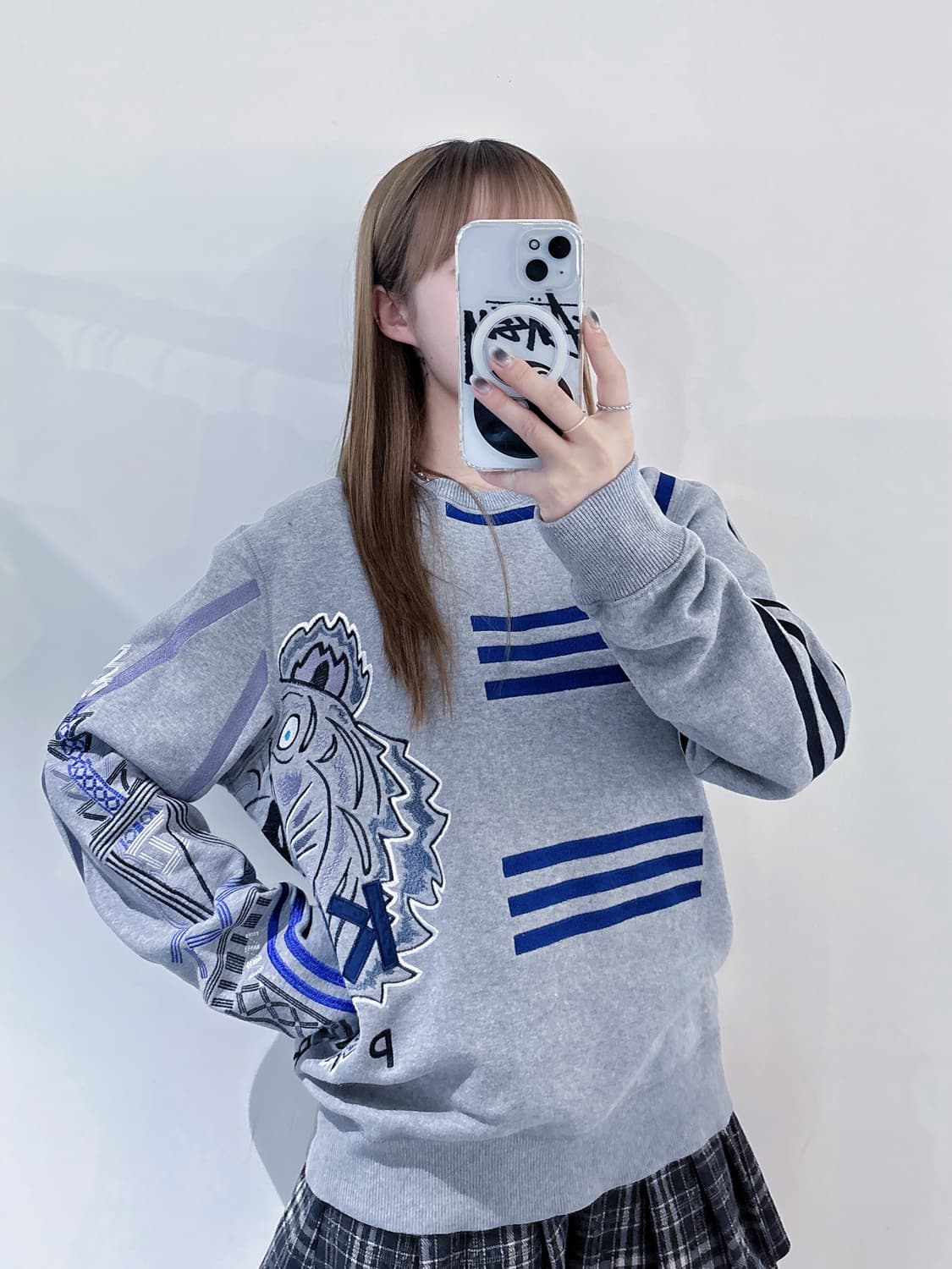 겐조 자수로고 타이거 맨투맨 상품이미지1