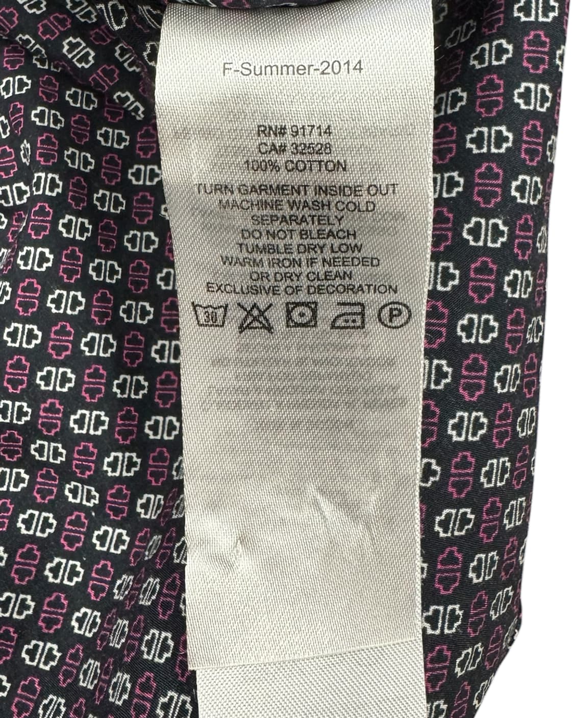 아르마니 익스체인지 14SS 패턴 셔츠 상품이미지10