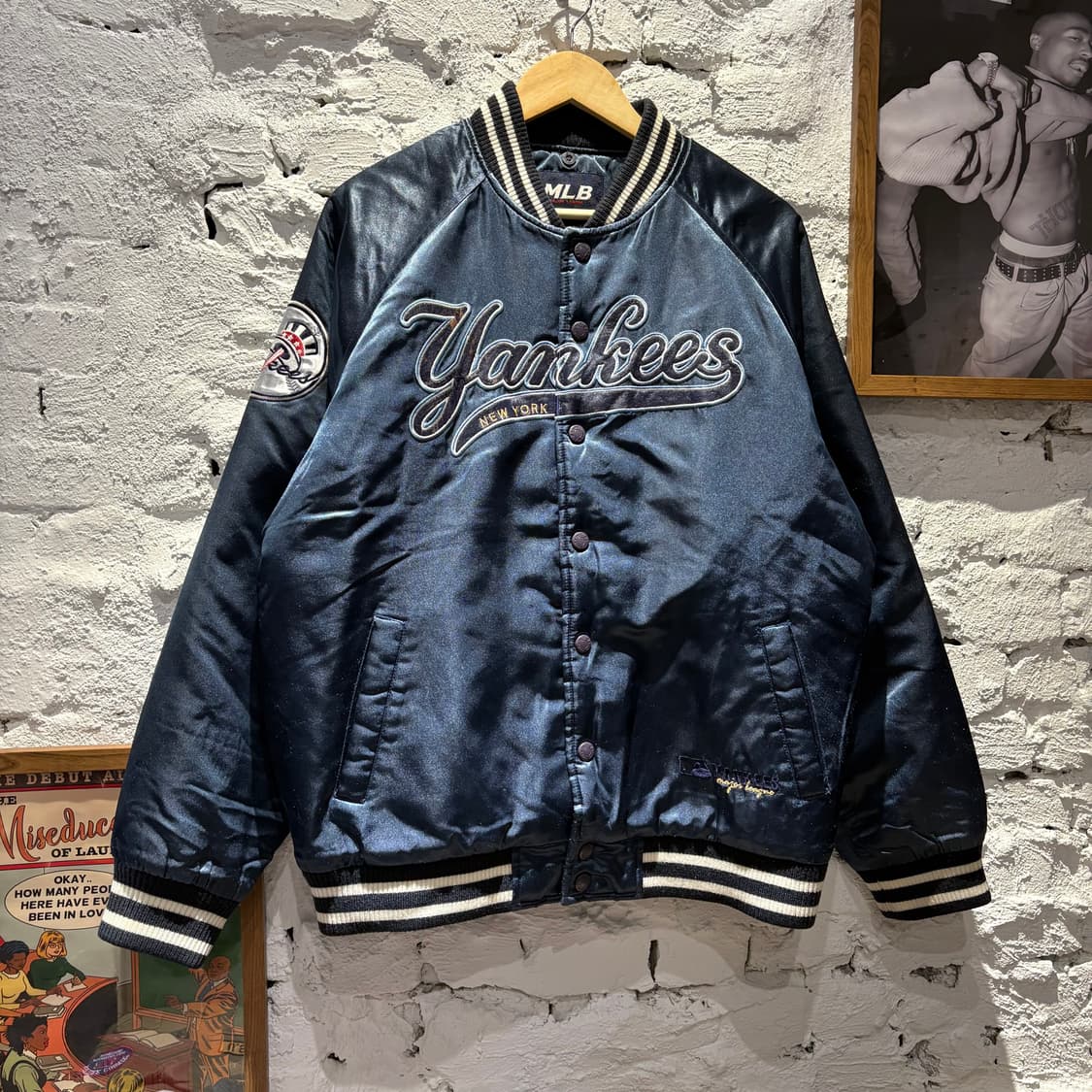 <연말이벤트>MLB 뉴욕 앙키즈 바시티 자켓 상품이미지1