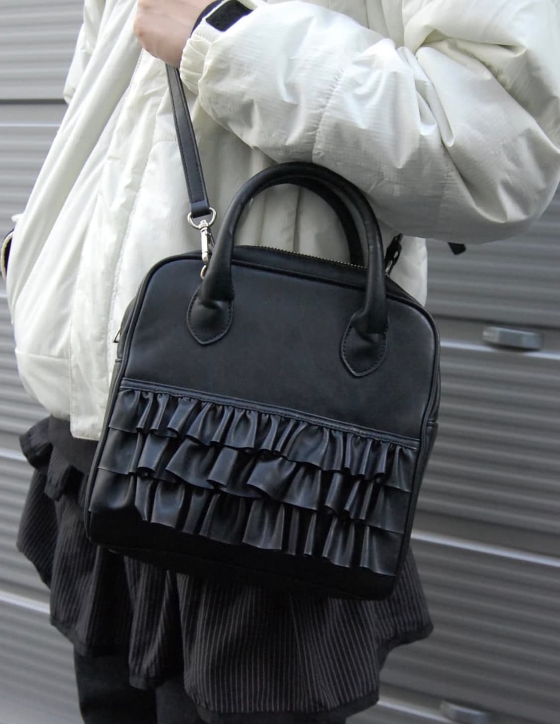 merryjenny 프릴 토트백 꼼데토트백 상품이미지3