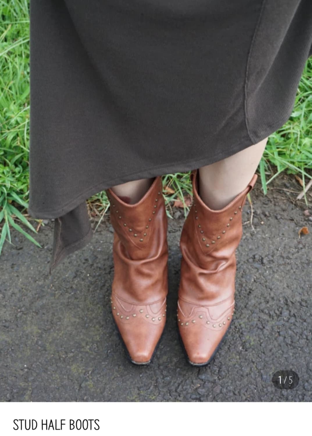 헤비브 STUD HALF BOOTS 245 상품이미지2