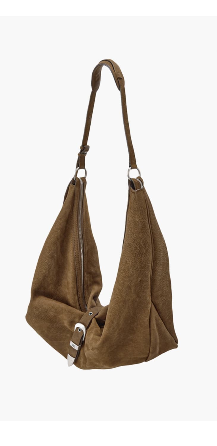 마지셔우드 벨티드 호보 체스트넛 누벅백 상품이미지3