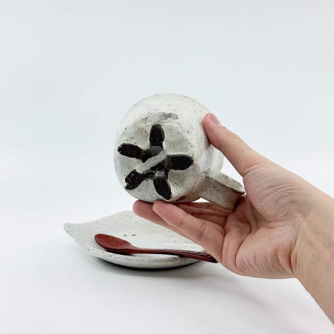 90년대 도자기 컵&소서 세트 상품이미지4