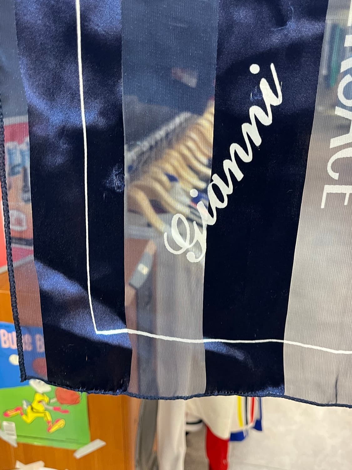 지아니 베르사체 메두사 스카프 네이비 #csz2696 상품이미지8