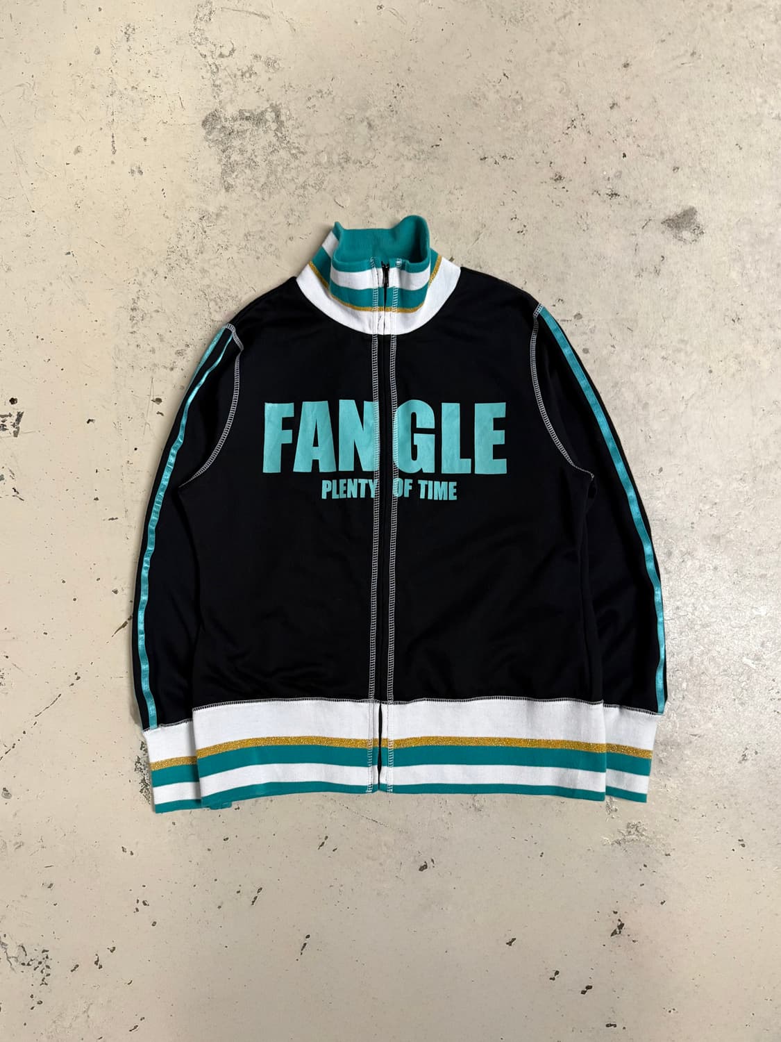 side line lettering point zip-up 상품이미지1