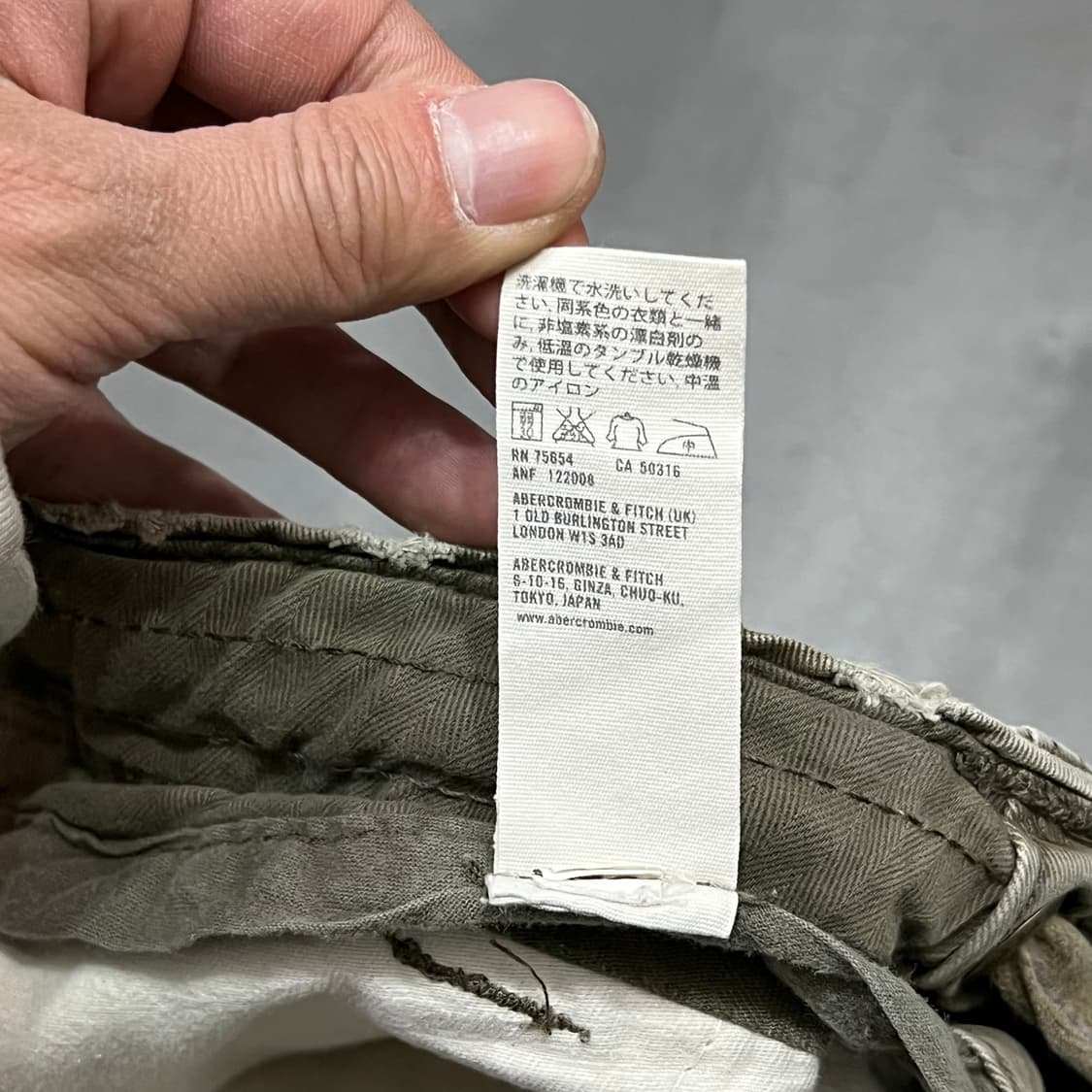  아베크롬비 하프 카고 팬츠 y16075 상품이미지8