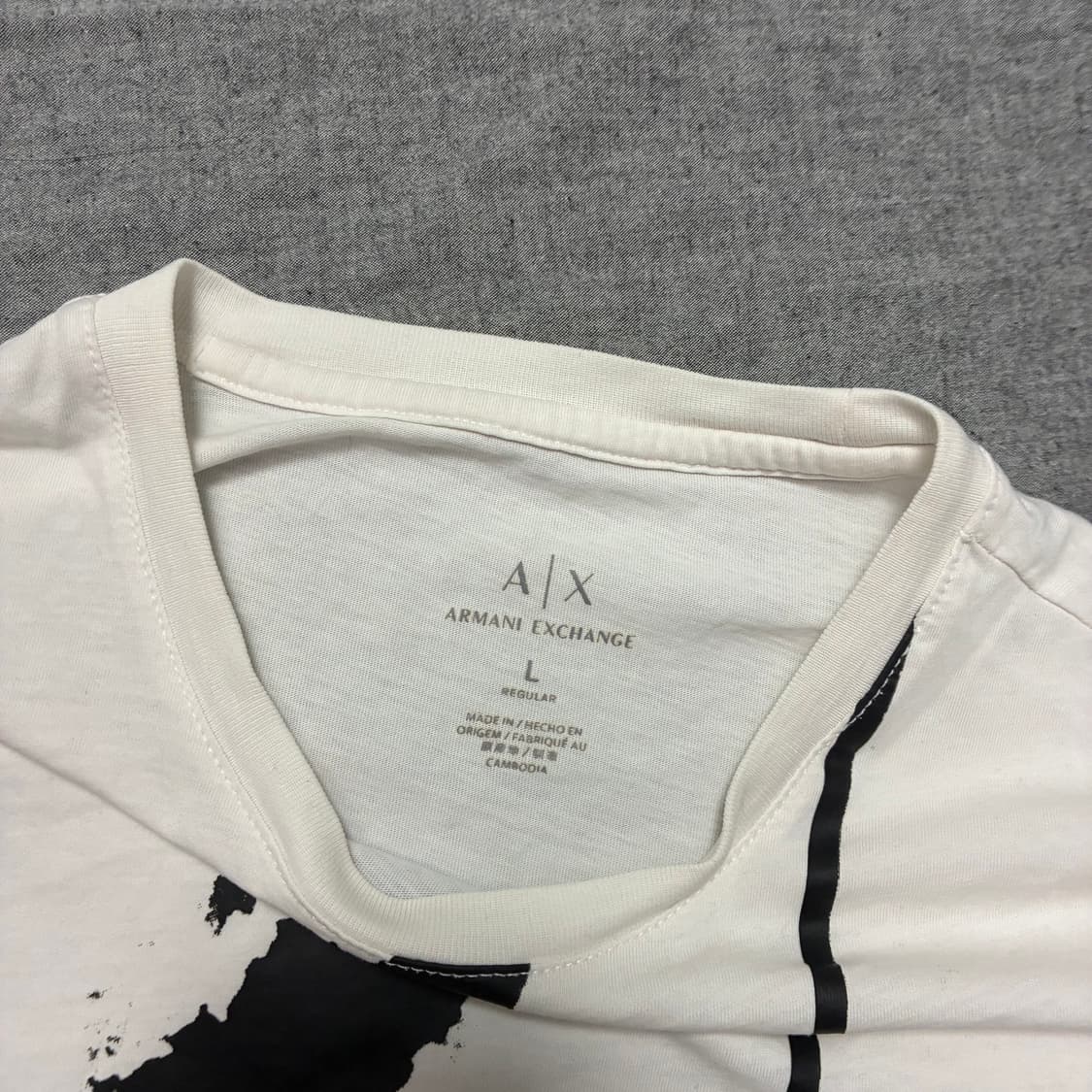 아르마니 익스체인지 프린팅 반팔 상품이미지5