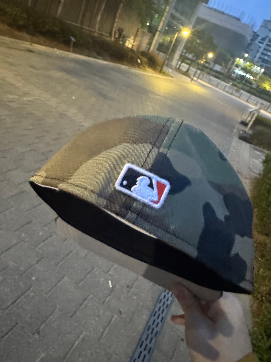 슈프림 x MLB 팀 박스로고 뉴에라 우드랜드 카모 상품이미지3