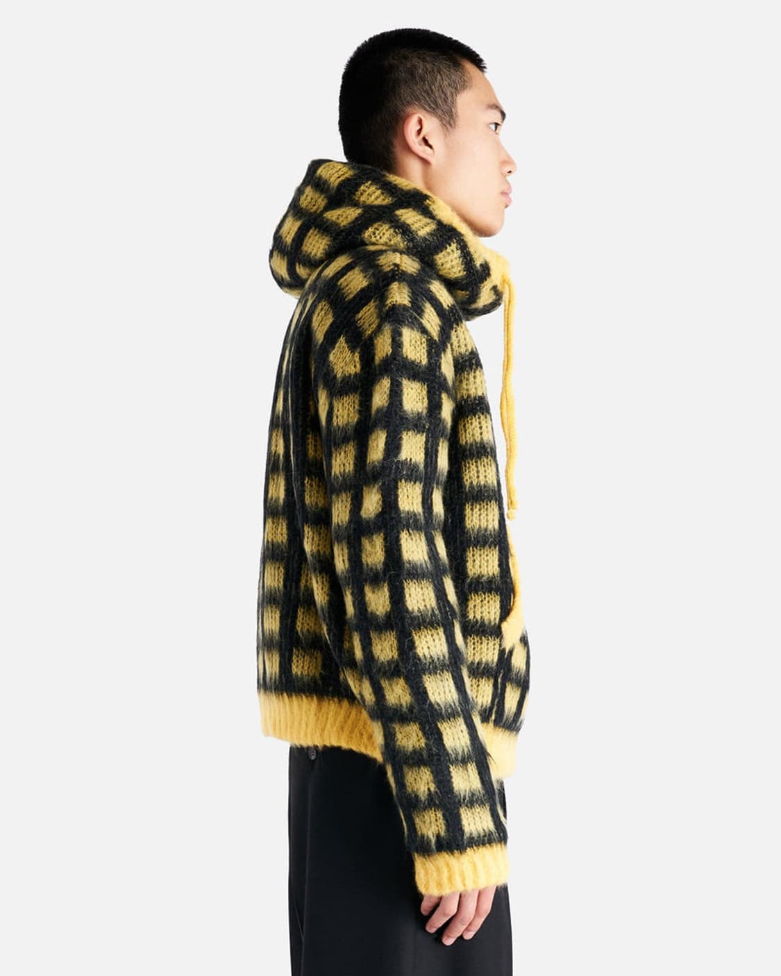 마르니 체크 니트 후드집업 46 황금사이즈 엑소 찬열 착용 상품이미지4