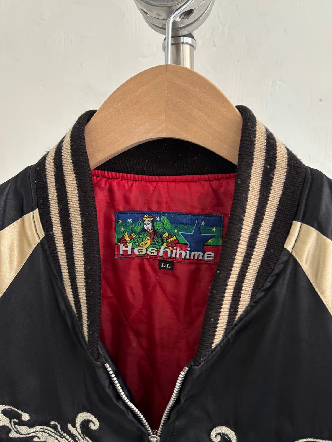 Hoshihime 호시히메 타이거 새틴 스카쟌 자켓 상품이미지4